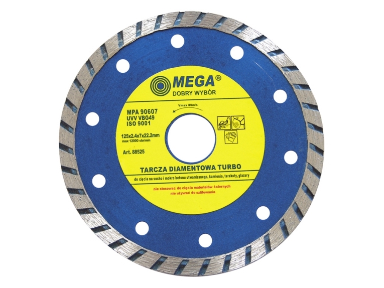 Deimantinis Diskas Btr Mega 230X22mm Turbo