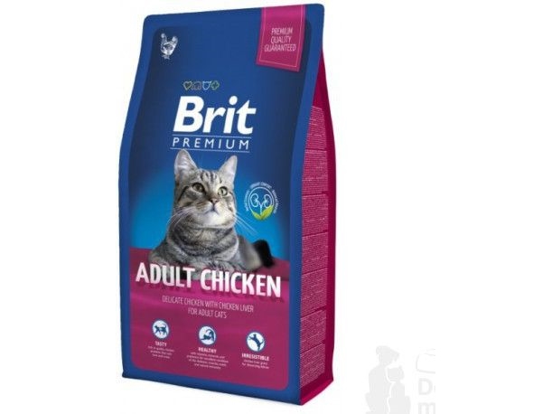 Brit Premium By Nature Adult Katzenfutter Trocken Huhn 1,5 Kg