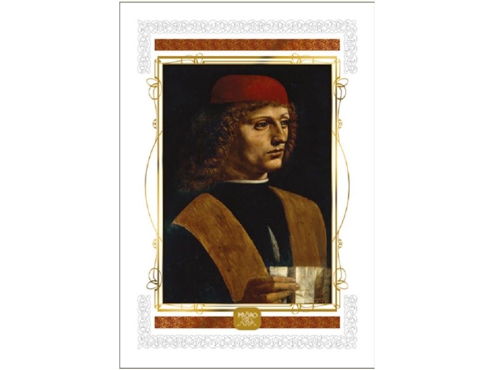 Billede af Da Vinci Karnet Leonardo Davinci 16X23 Cm + Koperta (B-3J 515 003)