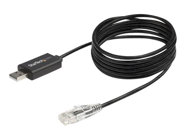 Startech.Com 1,8 M (6 Ft) Cisco Usb Konsolenkabel - Usb Zu Rj45 Rollover Kabel - 460Kbps - Windows, Mac Und Linux Kompatibel - M/M (Icusbrollovr) - S