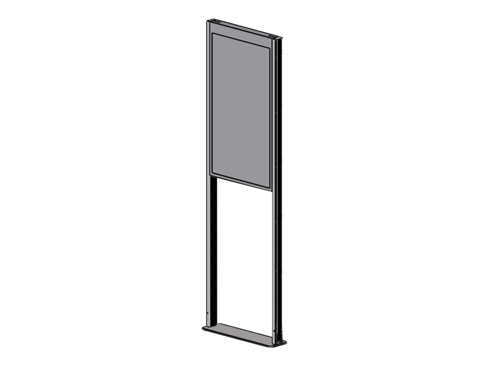 Peerless Av Smartmount Floor Mount Ds Om55nd Floor Stall För Lcd Display Mattsvart Skarmstorlek: 55  " För Samsung Om55n D