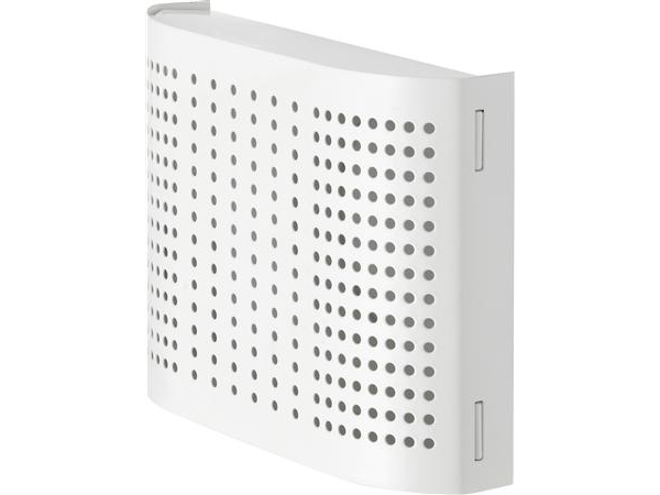 LINDAB Väggventil SHH 100 (Ral 9003) för tilluft, passar i ø100 mm kanal. Lackerad galvaniserad plåt, vit RAL 9010. | Ventilation & Klimat - Ventilationstillbehör - Armaturer | GameStuff