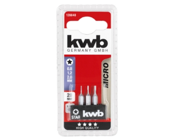 Kwb 128840, 3 Stück(E), Stern, 2,8 Cm