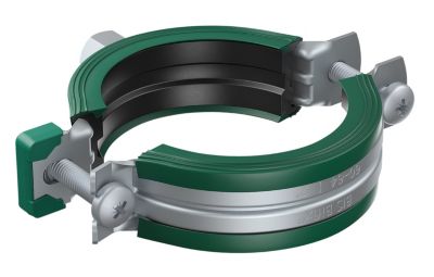 Walraven Bifix rørb. 152-160mm - BUP 2-skrue rørbøjle M8/10 med EPDM og quicklås | Rutter och fästanordningar - Kabel- och rörhängare | GameStuff