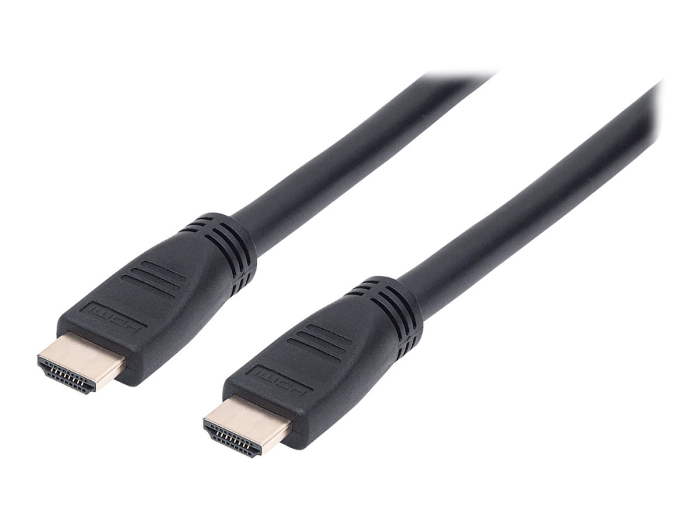 Manhattan High Speed Hdmi-Kabel Mit Ethernet-Kanal, Cl3-Zertifiziert Für Wandinstallationen, Hec, Arc, 3D, 4K@60Hz, Cl3, Hdmi-Stecker Auf Hdmi-Stecke