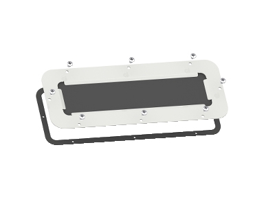 Schneider Electric NSYTLEME Kabelgennemføring Klemme-diameter (max.) 26 mm Pladetykkelse (maks.) 1.5 mm Elastomeeri Gråhvid (RAL 7035) 1 stk