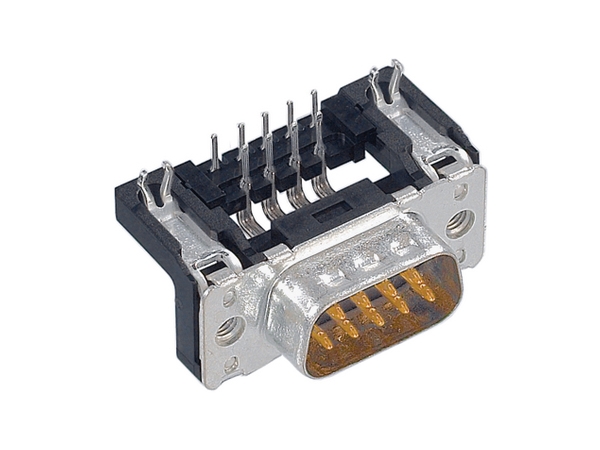 Harting 09 65 462 6811, D-Sub 4, Sort, Metallic, Polybutylenterephthalat (Pbt), Stål, Termoplastisk Harpiks, Kobberlegering, 10 Mo, 1000 V