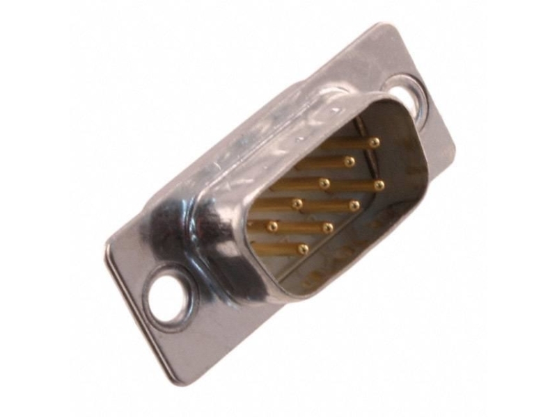 Harting D-Sub Standard 9 Way Through Hole D-Sub Connector Plug, 2.74Mm Pitch