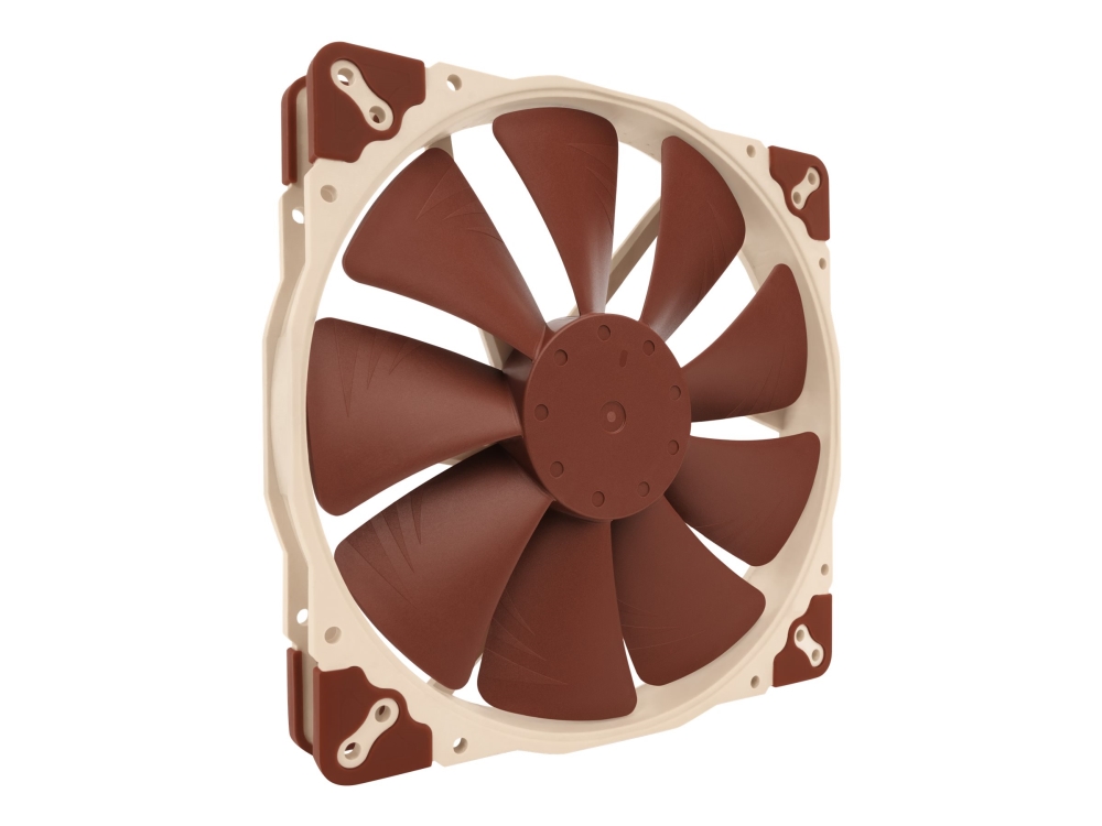 Noctua NF A20 5V PWM, Tuuletin, 20 cm, 350 RPM, 800 RPM, 146,9 m³/h, Beige, Punainen