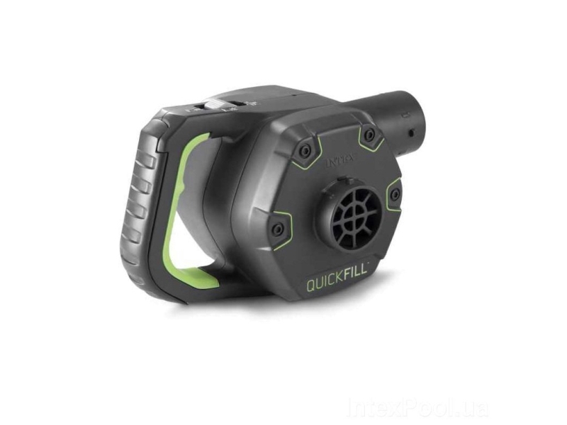 Intex 66642, Uppblåsbar utrustning, 650 l/min, Svart, Plast, Kina, Batteri | Utomhus - Camping - Pump för madrasser | GameStuff