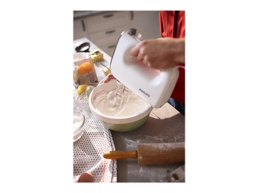 Philips 5000 Series 450 W, 5 Geschwindigkeiten, Turbo-Funktion, Kaschmirgrau, Mixer, Handmixer, Weiß, 1,2 M, China, Grau, Acrylnitril-Butadien-Styrol
