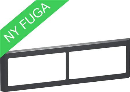Fuga Designramme 63 Soft 2X2m Vandret Koksgrå