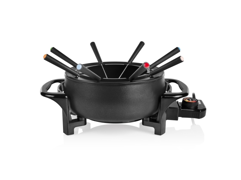 Tristar FO-1107, 8 person(er), 1,5 L, Sort, Rund, Rustfrit stål, 190 °C