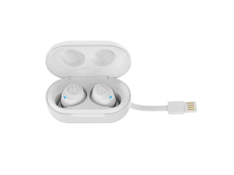 Jbuds Air True Earbuds - Ægte Trådløse Øretelefoner Med Mik. - Ørespids / In-Ear - Bluetooth 5.0 - Op Til 24 Timers Batteritid (Via Medfølgende Lade