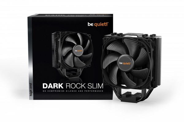 Be Quiet! Dark Rock Slim, Kühler, 12 Cm, 1500 Rpm, 11 Db, 23,6 Db, Schwarz