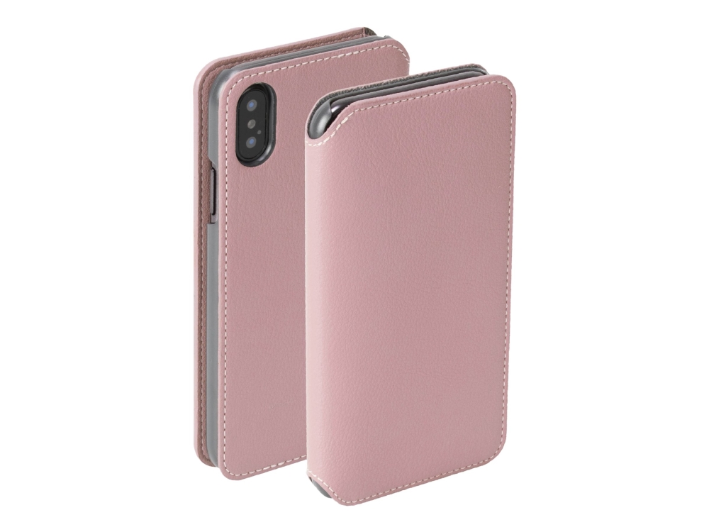 Krusell Pixbo 4 Card Slimwallet - Flipomslag Til Mobiltelefon - Vegansk Læder - Rose - For Apple Iphone Xs Max