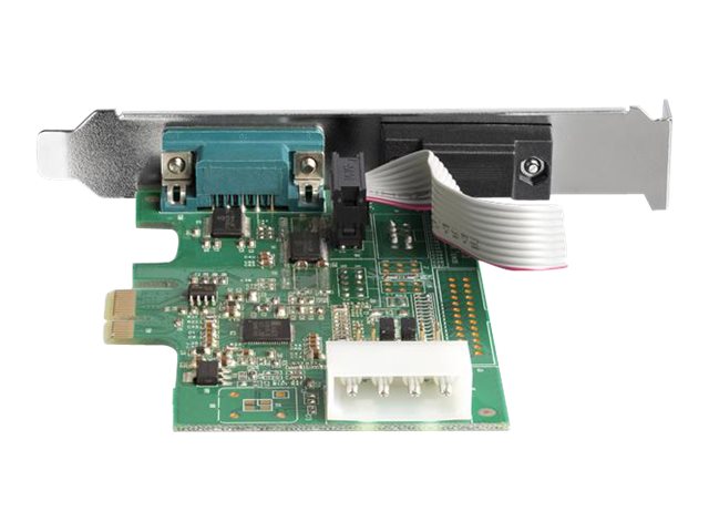 Startech.Com 2 Port Serielle Pcie Rs232 Adapter Karte - Serielle Pcie Rs232 Host Controller Karte - Pcie Auf Seriell Db9 - 16950 Uart - Nidrig Profil