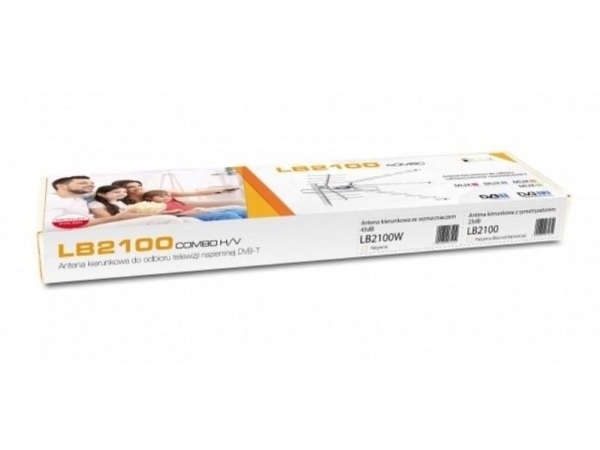 Libox retningsbestemt DVB-T antenne med signalforstærker Combo LB2100W | VHF/UHF/LTE