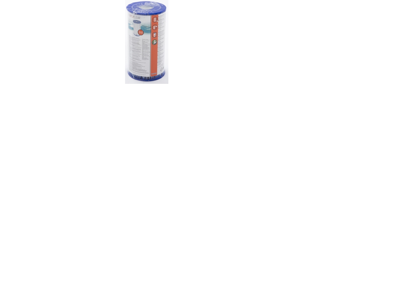Bestway 58095, Filterkartusche Für Pumpe, Blau, Weiß, 7949 L, 9463 L, 310 G, 1 Stück(E), Folienbeutel