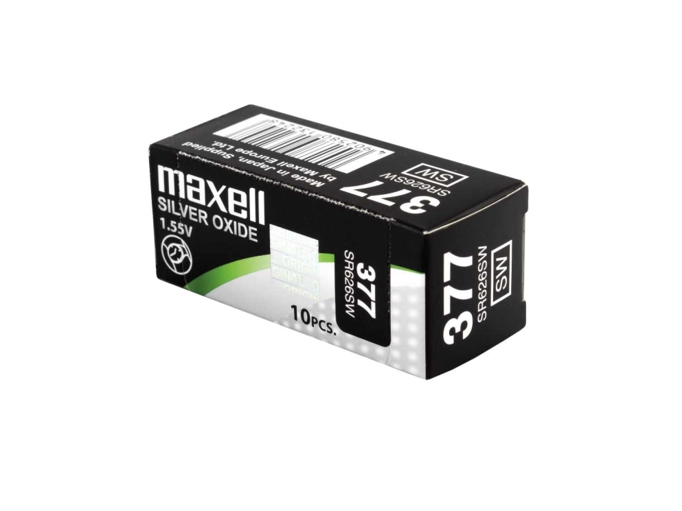 Maxell SR 626SW bakterier - 10 x SR626SW | EL Artiklar - Batteri - Knappcell batteri | GameStuff