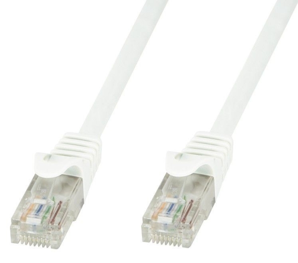 Techly Icoc U6-6U-010-Wht, 1 M, Kat6, U/Utp (Utp), Rj-45, Rj-45, Weiß
