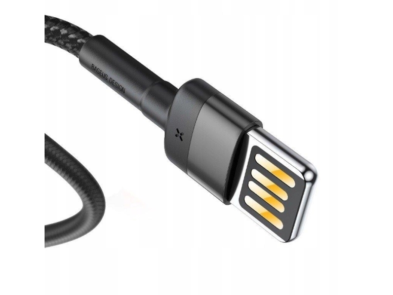 Lightning Usb-Kabel (Reversibel) Baseus Cafule 1.5A 2M (Grau/Schwarz)