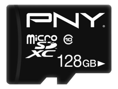 Pny Performance Plus - Flashhukommelseskort - 128 Gb - Class 10 - Microsdxc