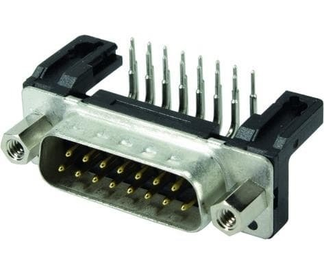 Harting 09 66 362 6811, D-Sub, Schwarz, Edelstahl, Fiberglas, Stahl, Thermoplastisches Harz, Kupferlegierung, 10 Mo, 7,5 A
