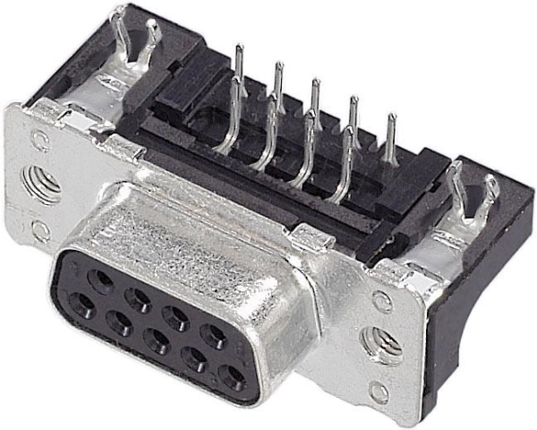 Harting Dsub Sv Fe Ssdp Ang87-254 50P Au2, D-Sub 50-Pin F, Sort, Metallic, Polybutylenterephthalat (Pbt), Stål, Termoplastisk Harpiks, Kobberlegering