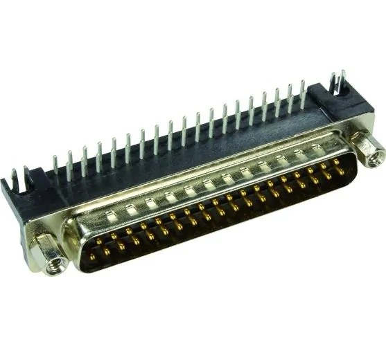 Harting Dsub Sv Ma Ssdp Ang-Us 25P Au3, D-Sub 25-Pin M, Schwarz, Metallisch, Polybutylene Terephthalate (Pbt), Stahl, Thermoplastisches Harz, Kupferl