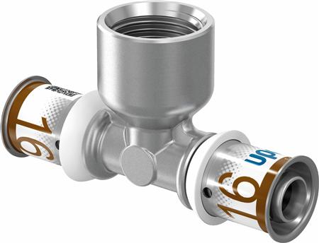 Mlc Press T-Stück 16-1/2-16 Für Fußbodenheizung, Trinkwasser Und Heizkörper