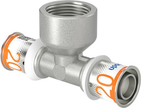 Mlc-Press-T-Stück Mf. 20-3/4-20 - Für Fußbodenheizung Und Warmwasser- Und Heizkörpersysteme