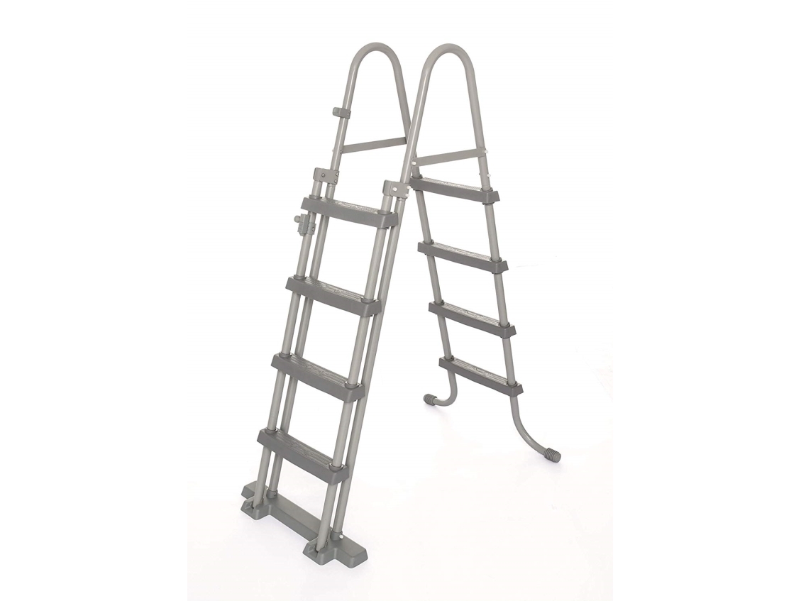 Bestway Schwimmbeckenleiter, Leiter, Blau, Weiß, Metall, Kunststoff, 1220 Mm, 11,6 Kg, 1 Stück(E)