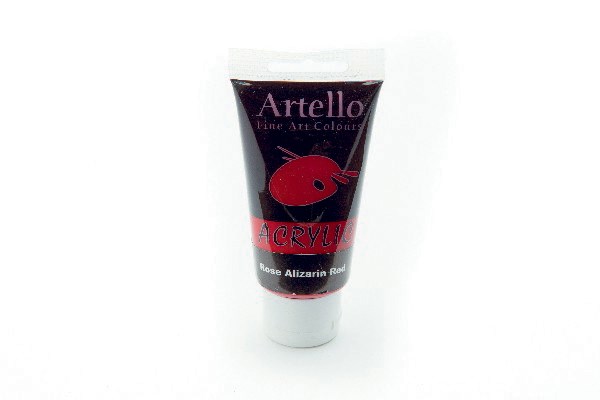 Artello acrylic 75ml Rose Alizarin Red | Skola & Hobby - Konstmaterial - Akryl & Akvareller | GameStuff