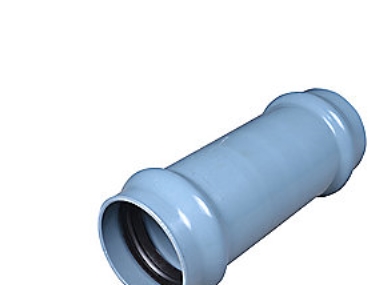 PVC skydemuffe 400mm PN10 - Wavin