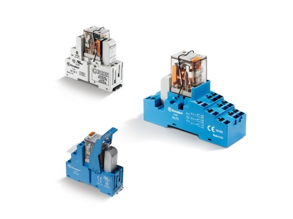Finder 58.34.9.125.0050, sininen, 125 V, tila