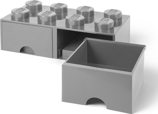 Room Copenhagen - Lego Brick Drawers 8 - Grey (40061740) (40061740)