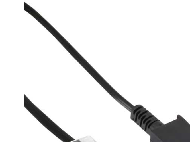 Inline 18502, 2 M, Tae-F, Rj45, Hanstik, Hanstik, Sort