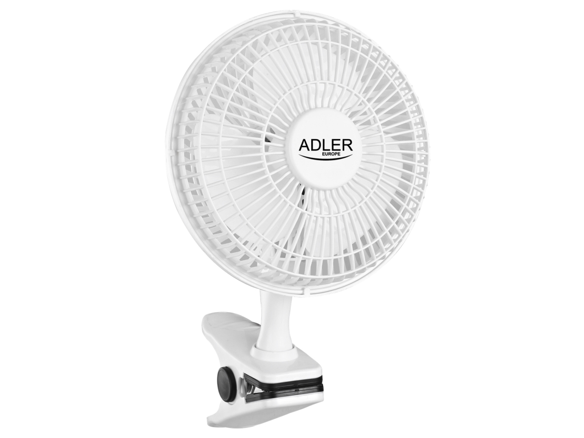 Adler AD 7317, Bladfläkt för hushållsbruk, Vit, Bord, 150 cm, 90°, 30 W | Ventilation & Klimat - Ventilation - Bords fläkt | GameStuff