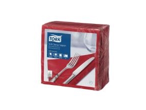 Servetter Tork 39x39 cm 3-lagers Bordeaux, 100 st/fp | Bordssättning - Textil för bordet - Servetter | GameStuff