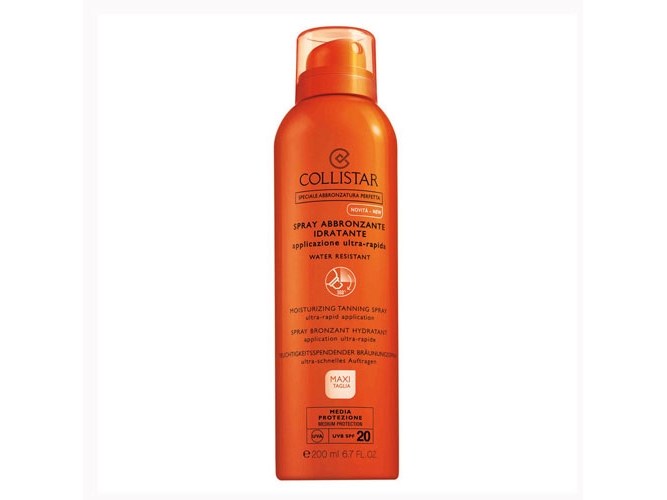 Collistar Moisturizing Tanning Spray Ultra Rapid Application Spf 20 200Ml