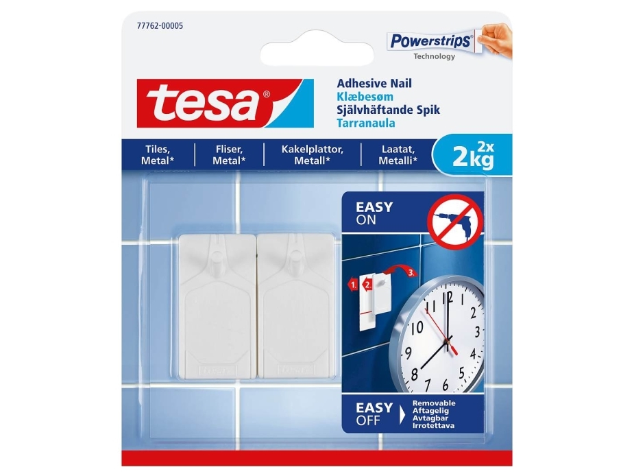Klebenägel Tesa Für Fliesen Und Metall 2Kg 2Pcs/Pack - (2 Pcs.)