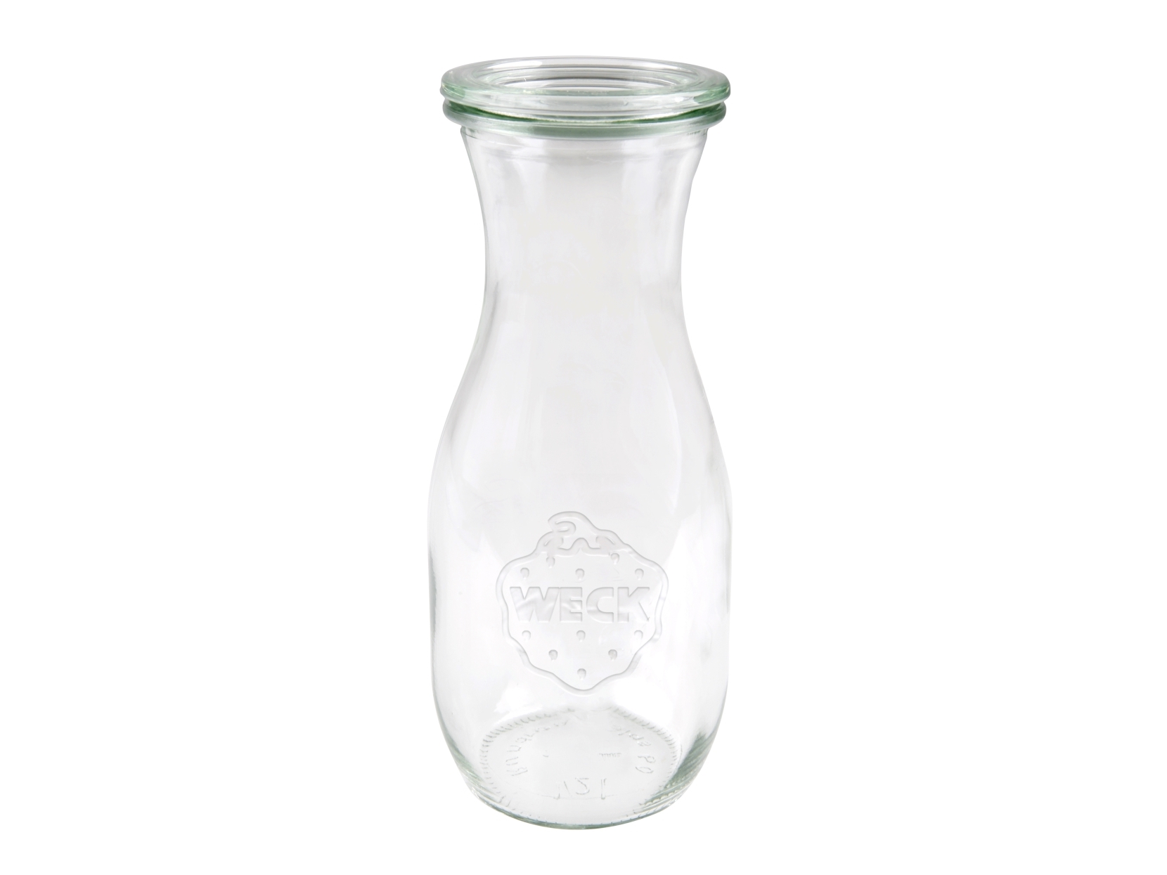 Patentflaske Weck 530 ml Ø7.95x18.4 cm uden låg glas,stk | Hushåll - Köksutrustning - Glaskaraffer | GameStuff
