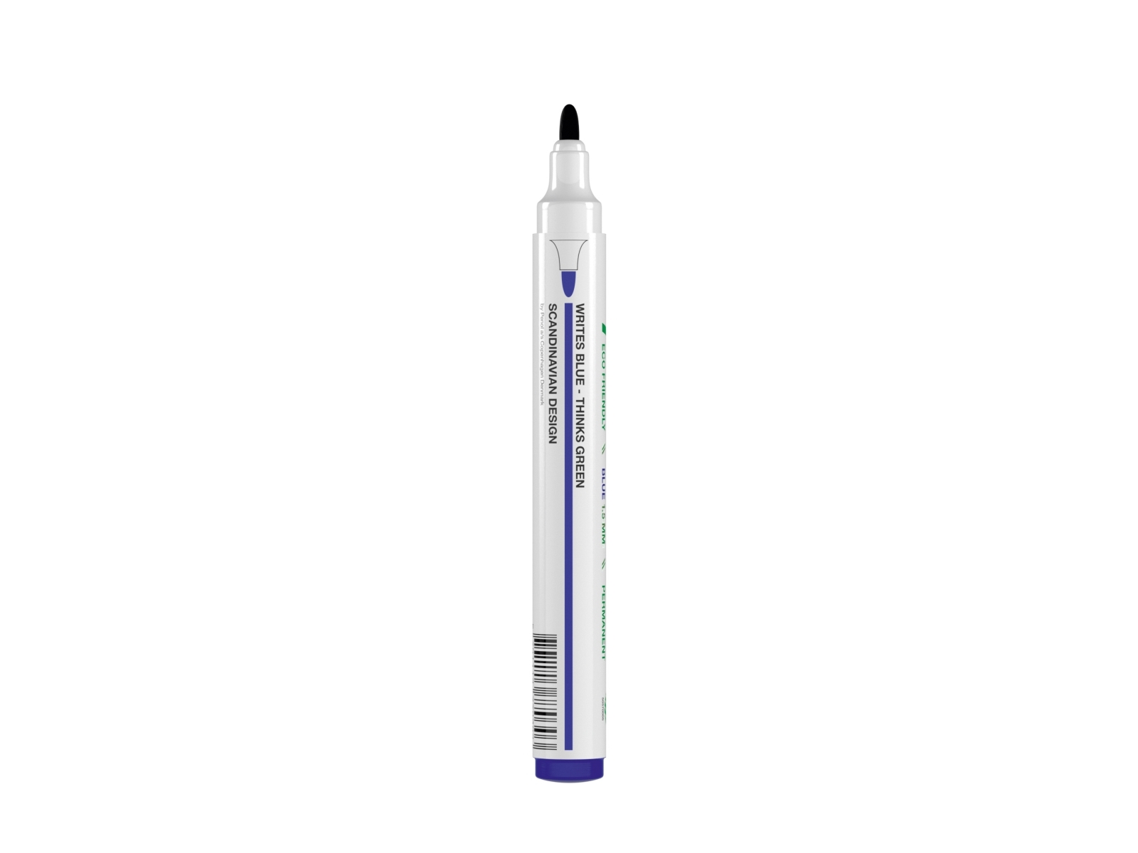 Marker Penol 0700 blå 1,5mm rund spids permanent - (10 stk.)