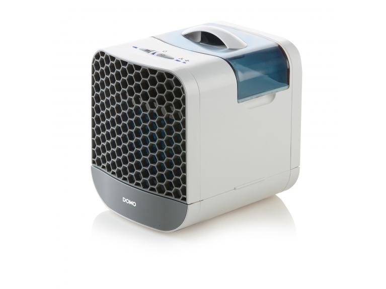 Domo DO154A, Bärbar avdunstningsluftkylare, Grå, Vit, Knappar, 0,75 l, 44 dB, 160 mm | Ventilation & Klimat - Uppvärmning - Värmeapperater | GameStuff