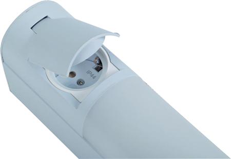 Sabrina Led 12W 1400Lm 3000K Ip44 Stik - Max. 4000W Hvid 588Mm. - Standard