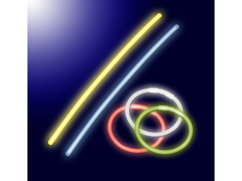 Olympia Fls 30221 / 25, Leuchtstab, 7 Farben, 5 Mm, 5 Mm, 200 Mm, 25 Stück(E)