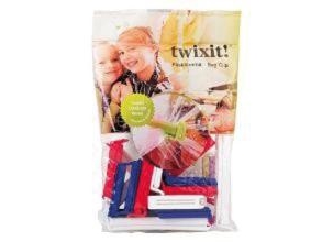 Plastklemme Twixit 15 Stk Á 6 Cm Og 5 Stk Á 11 Cm Pp,20 Ps X 20 Stk/Krt