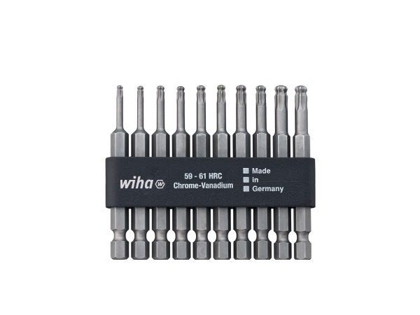 Wiha 32804, 10 stk, Torx, T10, T15, T20, T25, T30, 70 mm, 188 g