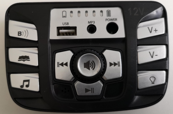 Ljudanläggning för Super SUV XL elbil 12V | Utomhusleksaker - El & Bensinfordon - Reservdelar | GameStuff